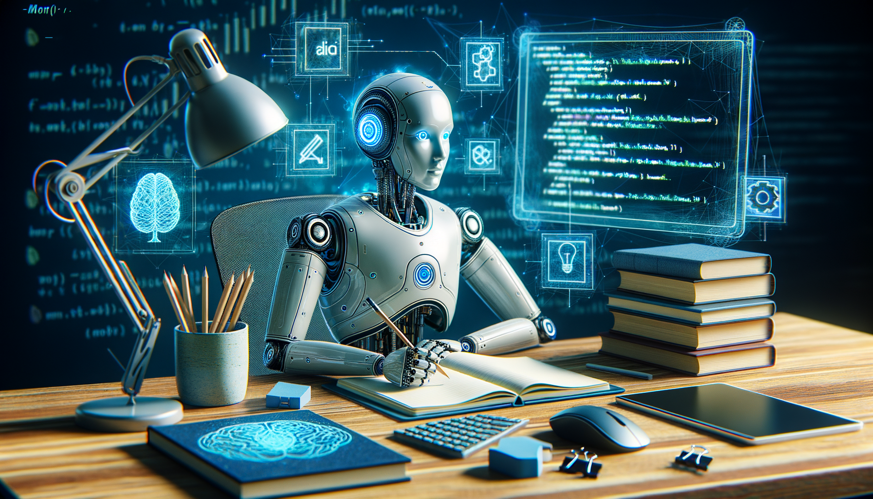 ChatGPT tools for writing, coding, and research, illustrated on laptop and mobile devices