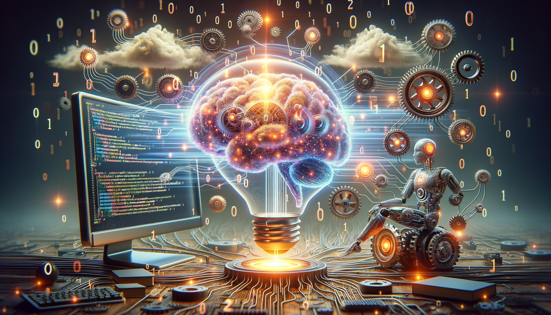 Diagram visualizing how language models understand and generate text