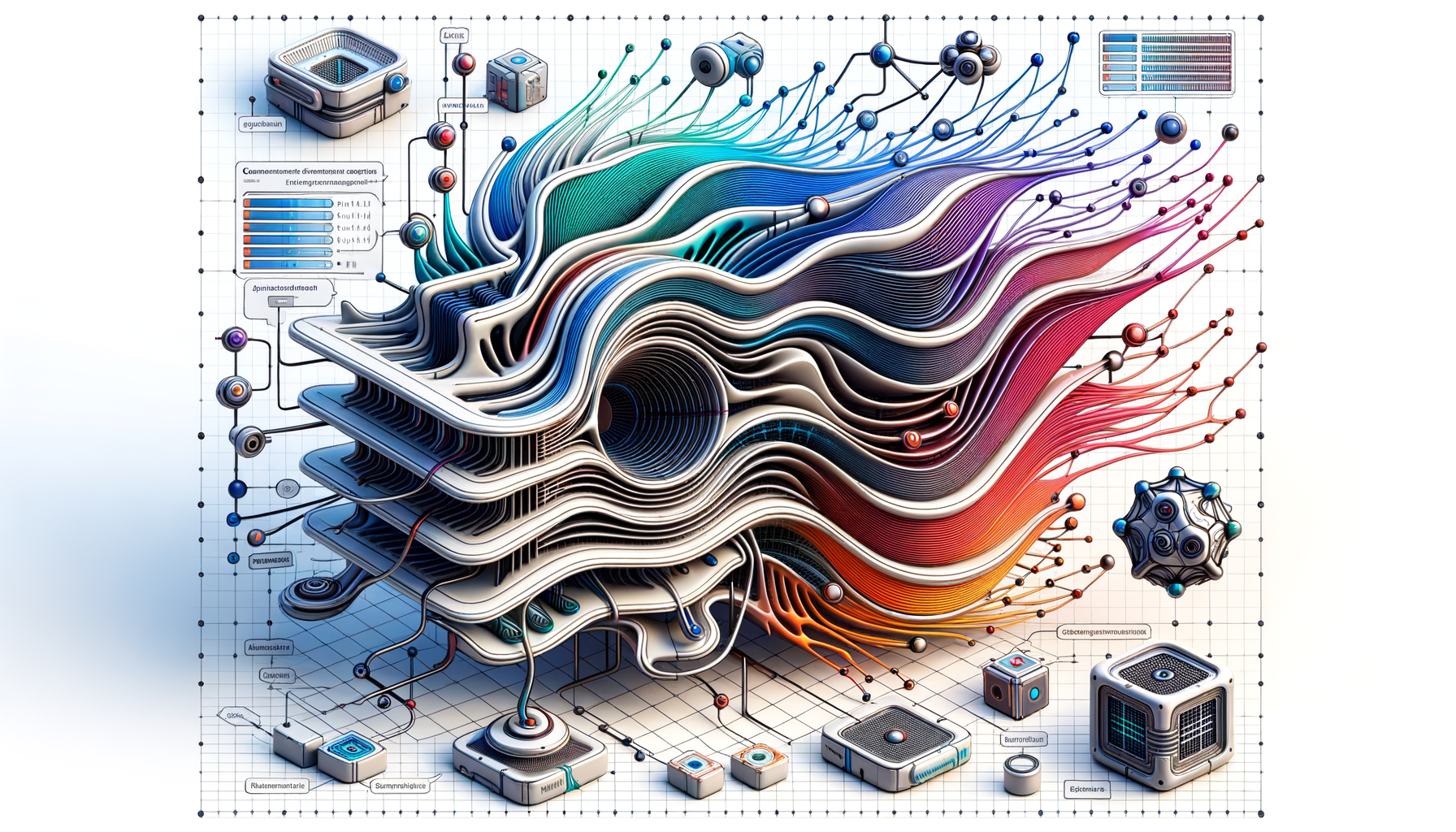 Illustration of Generative Pre-trained Transformers (GPT) concepts